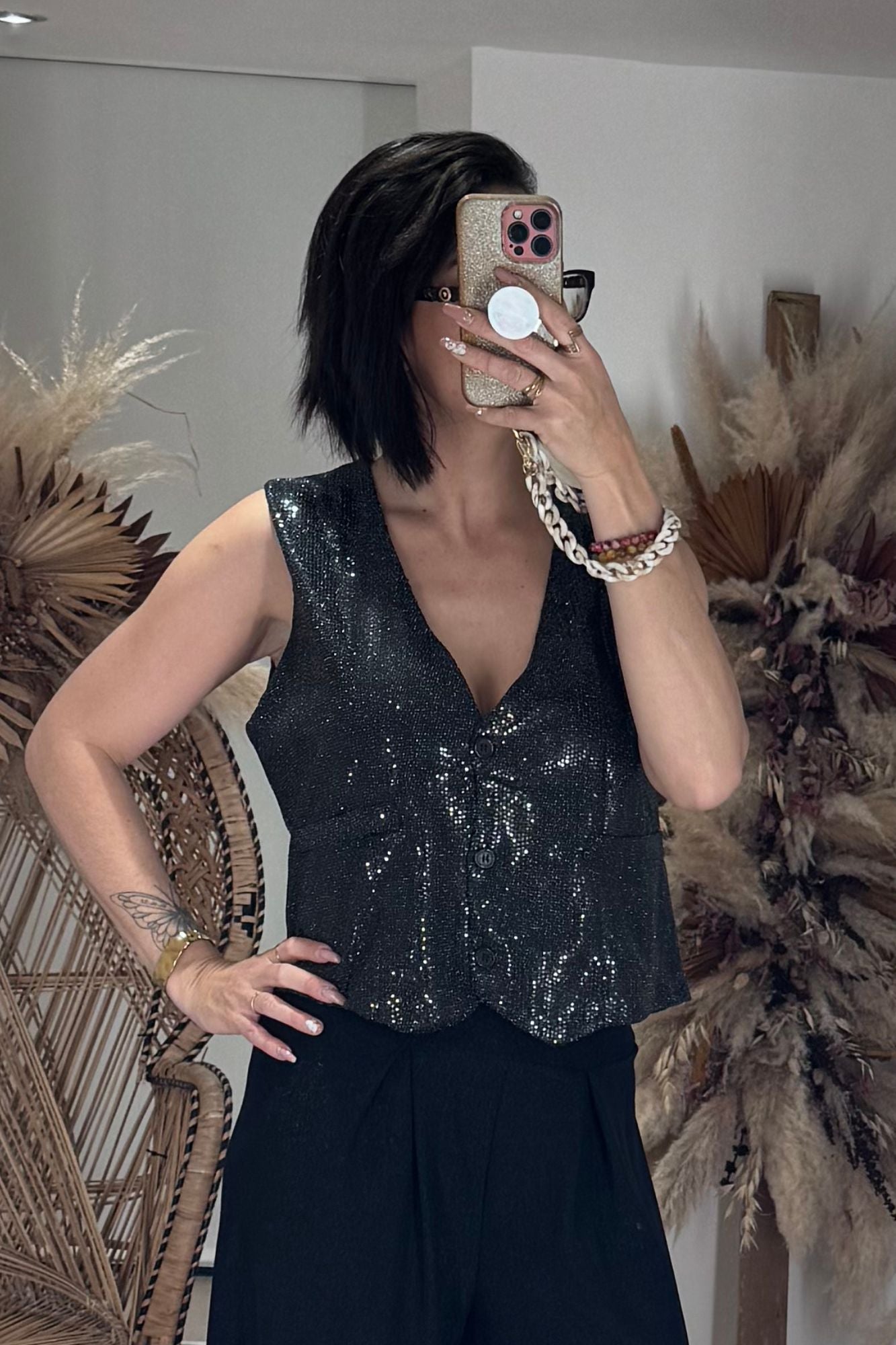 Gilet Sequin